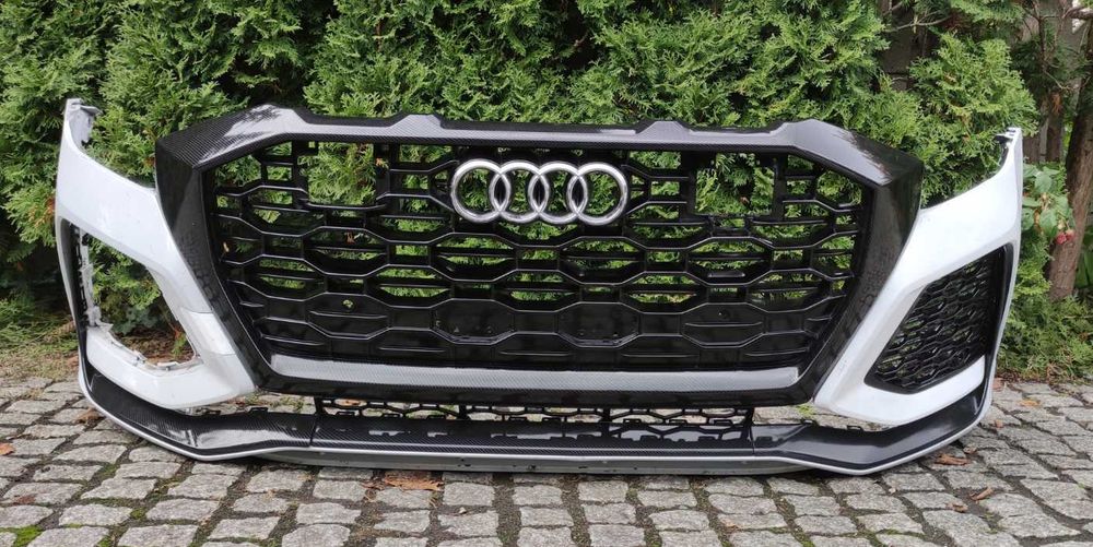 Бампер передний карбон с лайн обычный ауди рску8 ску8 audi rsq8 sq8 q8 разборка шрот