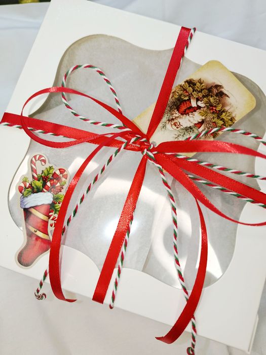 Подарунковий набір з чайних бомбочок та зефіру подарунок новорічний