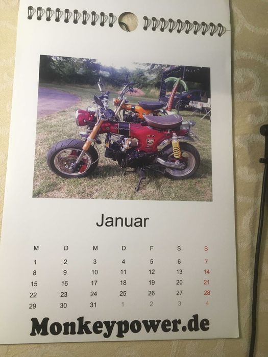 Fotocalendário 2024 Monkeypower.de 30x21 cms