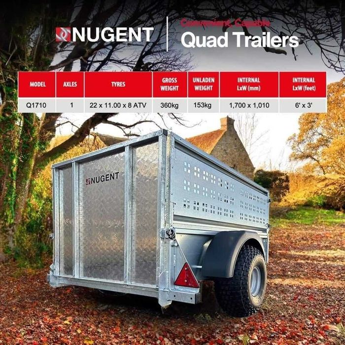 Reboque Nugent Modelo Q1710