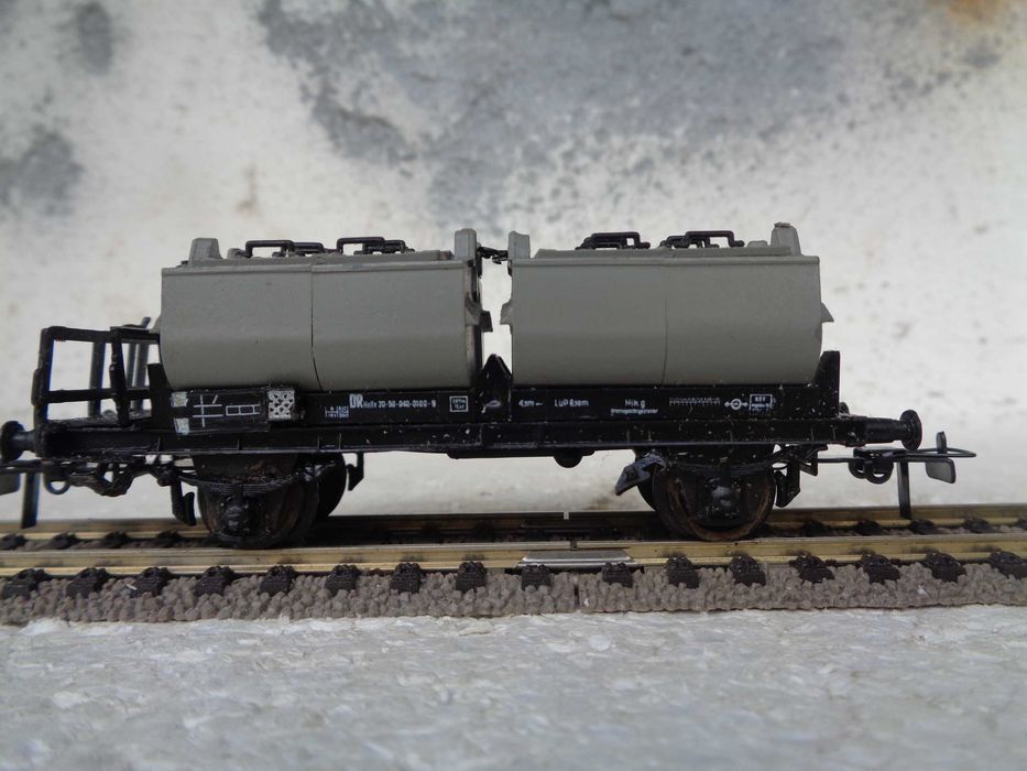 1:87 PIKO vagão mercadorias 2 contentores comboio