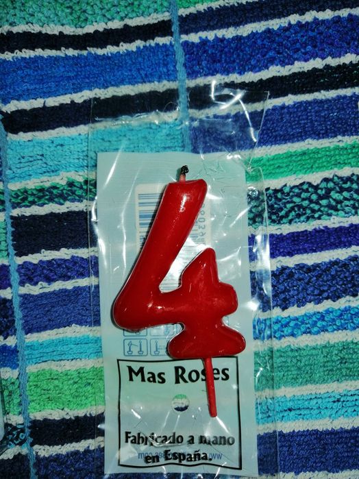 Velas de aniversário para criança, 3 ou 4 ou 5 anos