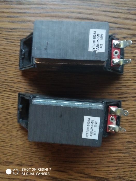 Динамики 10w, 6 oм цена за 2 шт.