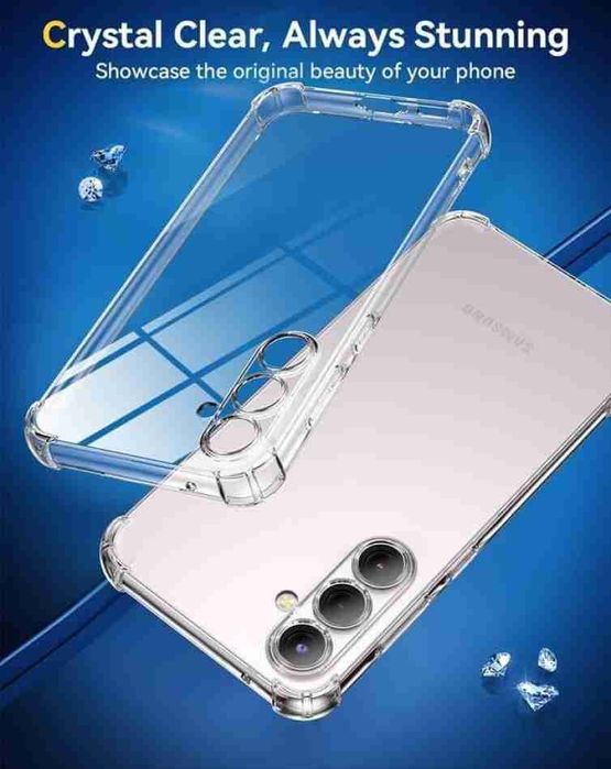 Прозорий протиударний чохол Shock Samsung S24 FE та інші!