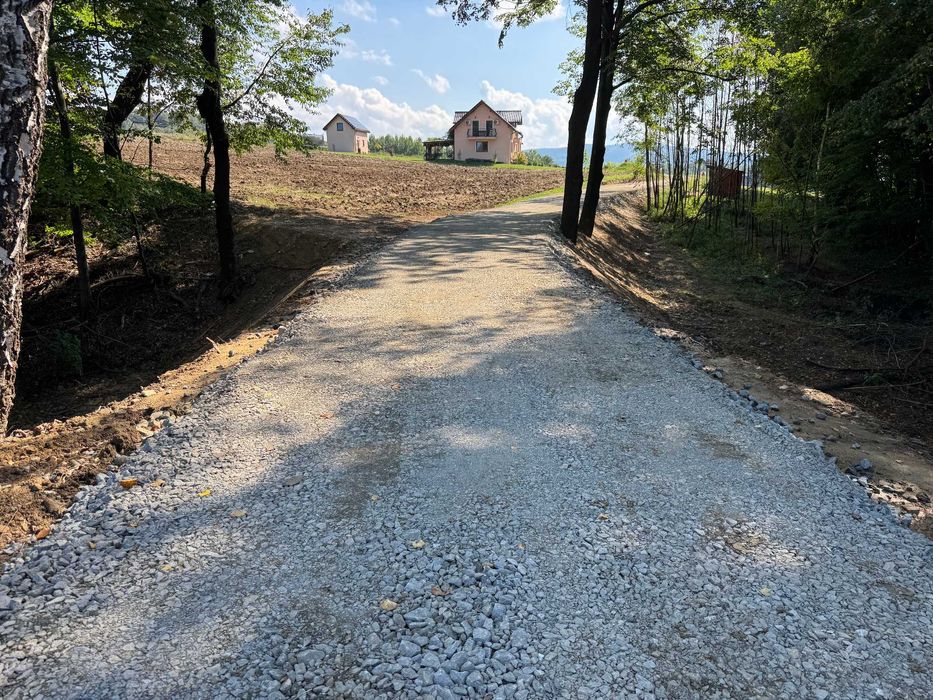 Zagospodarowanie terenu ,przygotowanie pod budowe, roboty ziemne,drogi