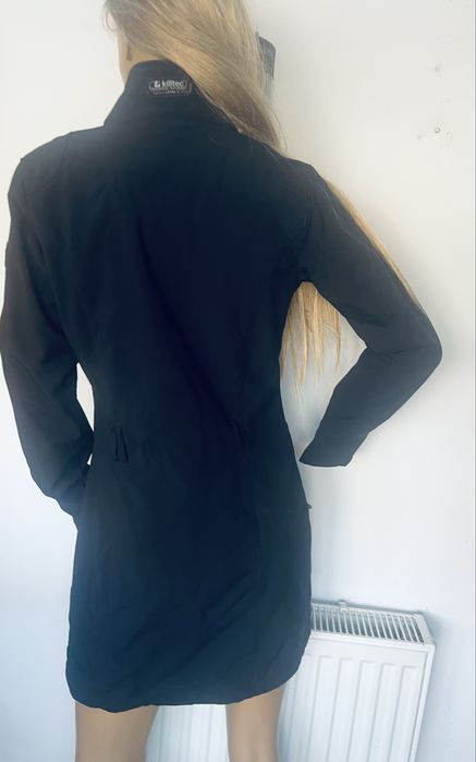 Killtec płaszcz Softshell czarny damski 36 S widoodporny