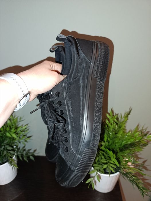 Męskie trampki czarne