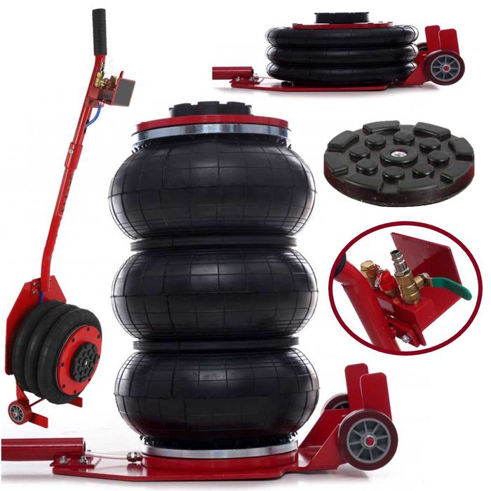 Podnośnik penumatyczny 3500KG BAŁWANEK poduszkowy 150–400mm 3,5T + guma