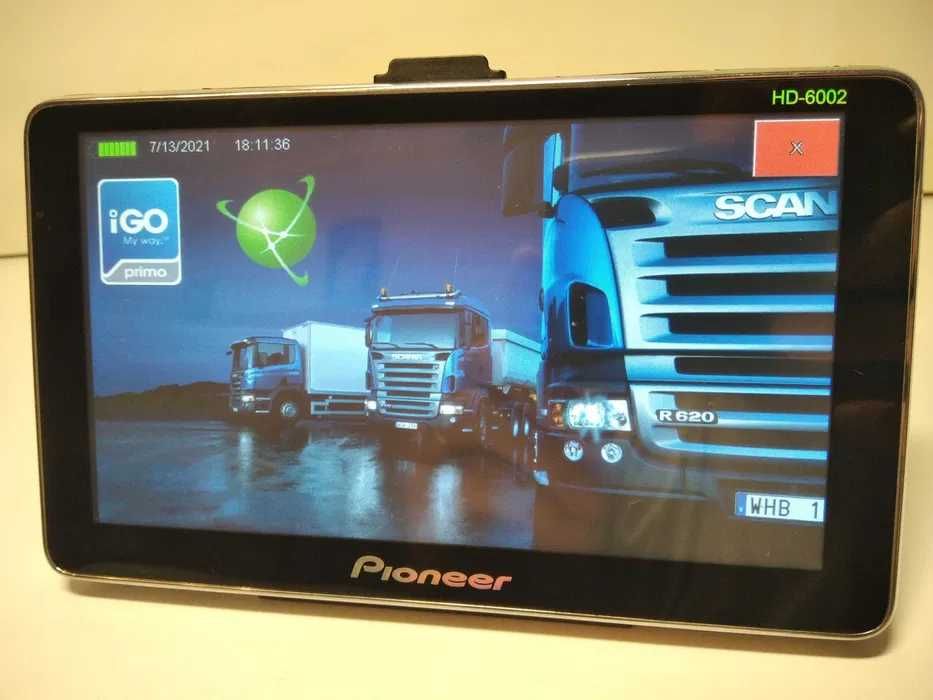 Потужний GPS навігатор TIR / ADR Pioneer 7 дюймів Європа, Україна 2026