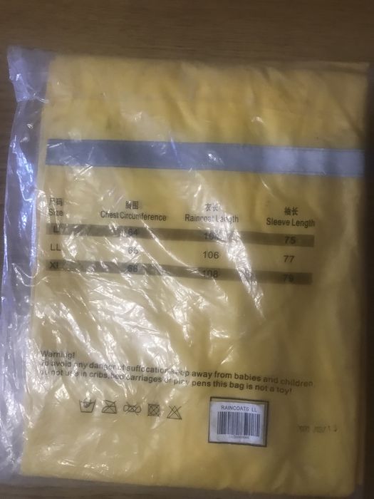 Плащ дождевик новый есть капюшон