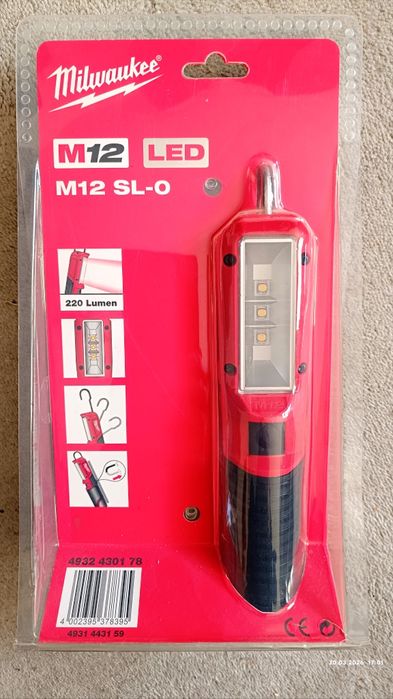 Lampa LED M12 SL-0 Milwaukee