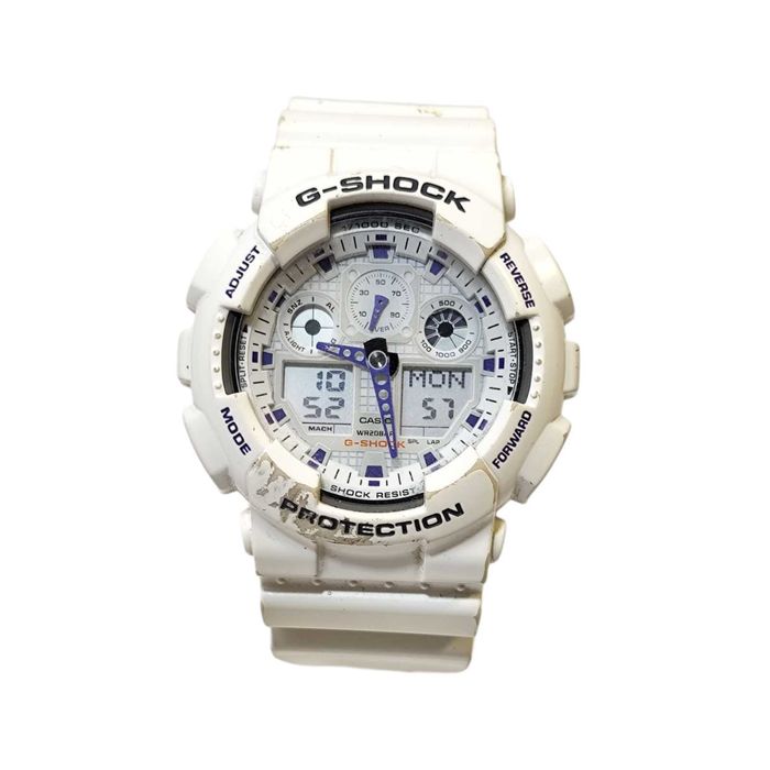 Zegarek Casio G-shock Resist GA-100A 5081 Biały