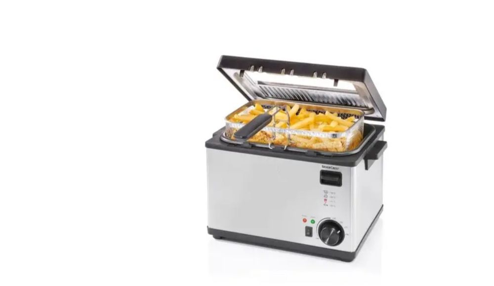 Фритюрниця від німецького бренду SilverCrest, 2000 w,4 л. Вживана