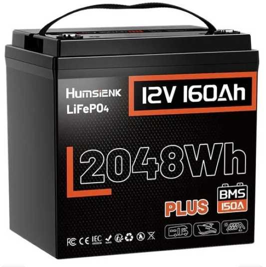 Акумулятор LiFePO4 12V/100Ah, LiFePO4 12V/160Ah 150A BMS Інвертор Комплекти резервного живлення