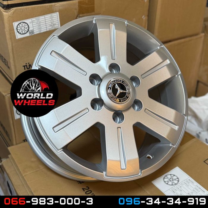 Диски R16 6x130 Mercedes Sprinter Volkswagen Crafter 1400кг усиленные