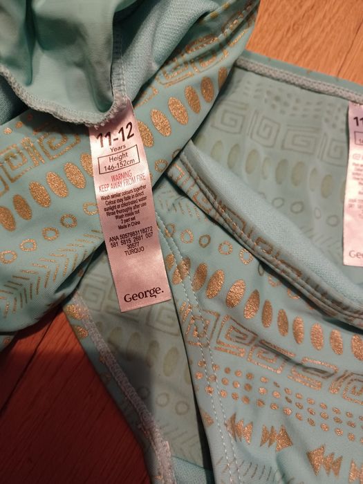 Strój kąpielowy dla dziewczynki dwuczęściowy George rozm. 146-152