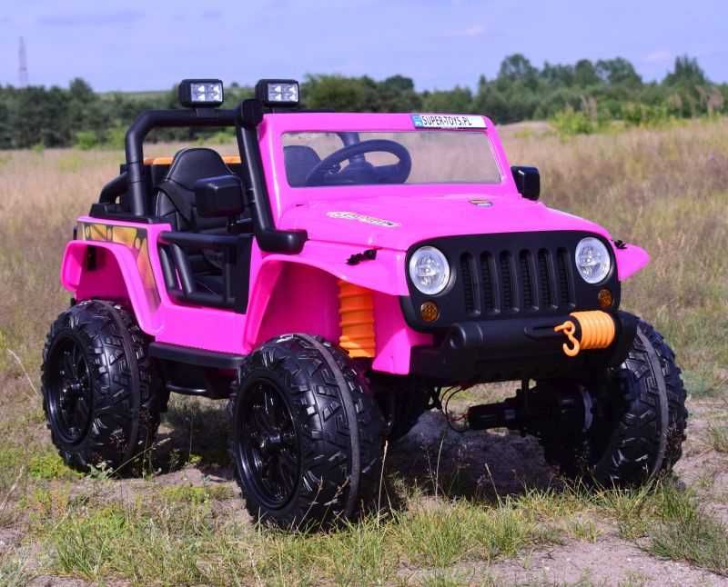 BAWIBUS.PL auto samochód na akumulator JEEP 4x4 do 100kg dziewczynki