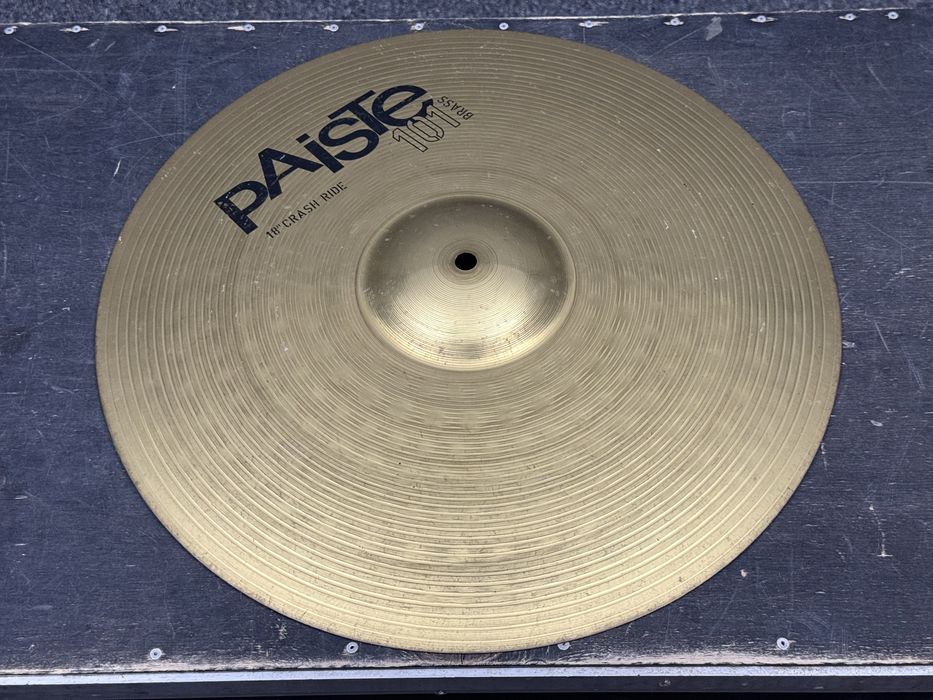 ++ PAISTE 101 Brass Crash Ride 18 - Talerz perkusyjny ++