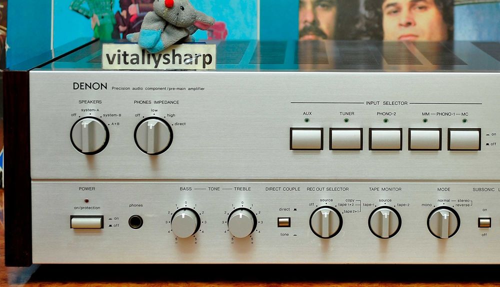 Топовый коллекционный DENON PMA-970 (250), 23кг, 100вт, HI-END, родная коробка, инструкция, панели из дерева