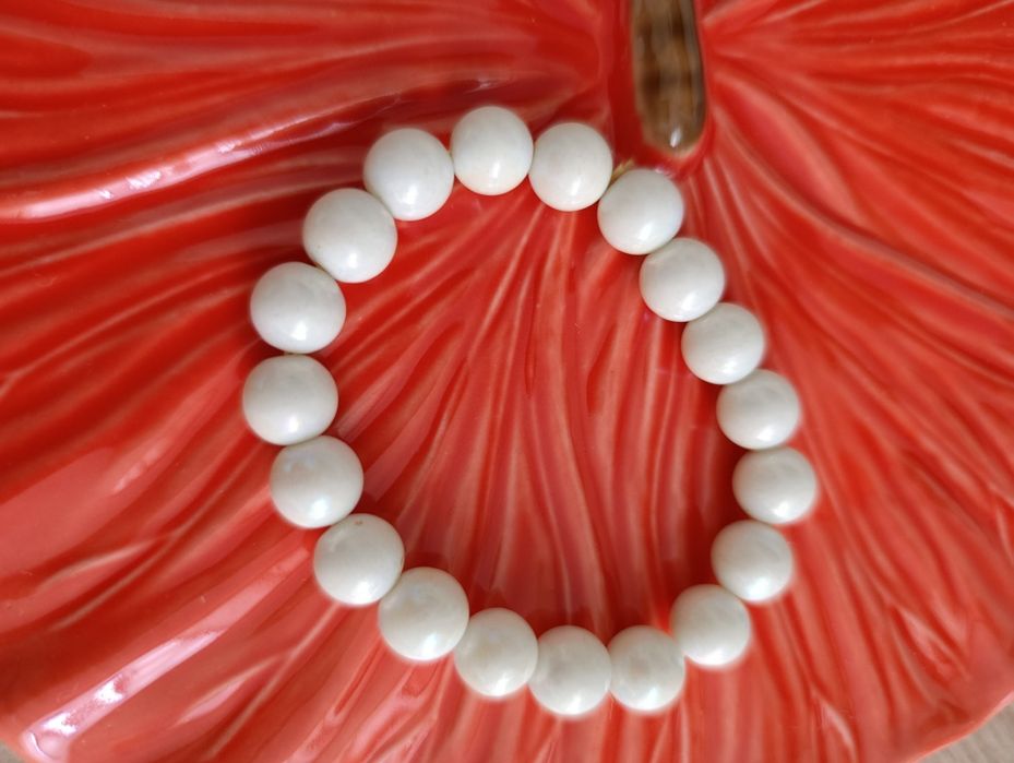 Perłowa bransoletka z koralików