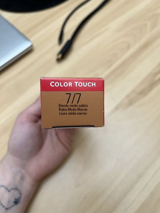 Toner Wella 7/7 ciemny blond + woda utleniona