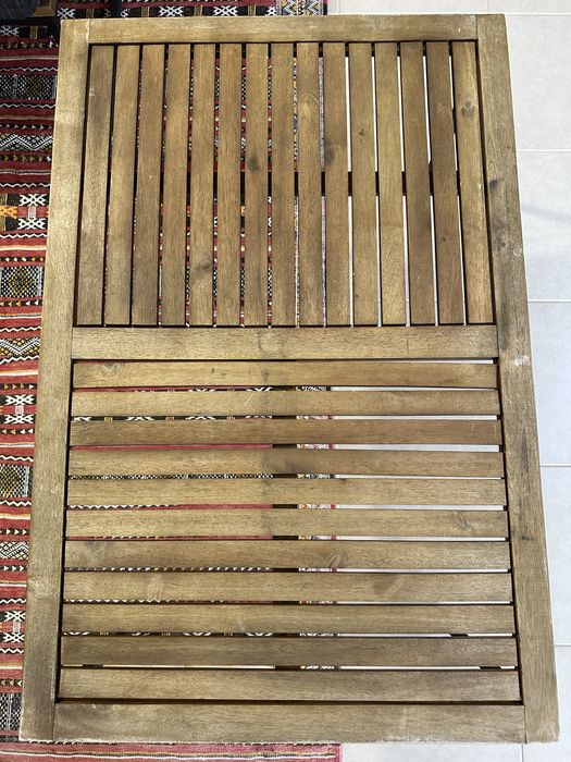 Conjunto mesa cadeira e sofa para exterior