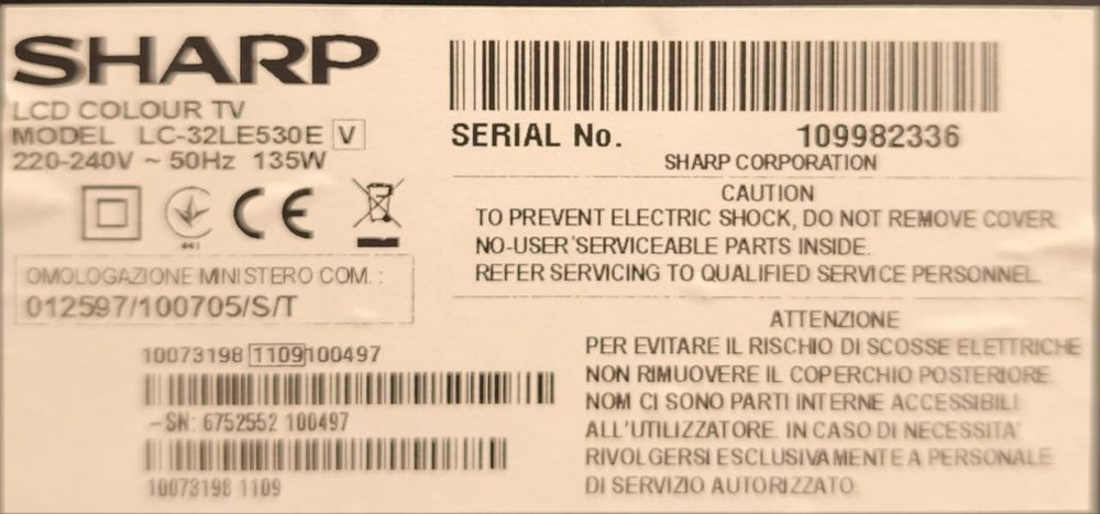 Telewizor Sharp  32"