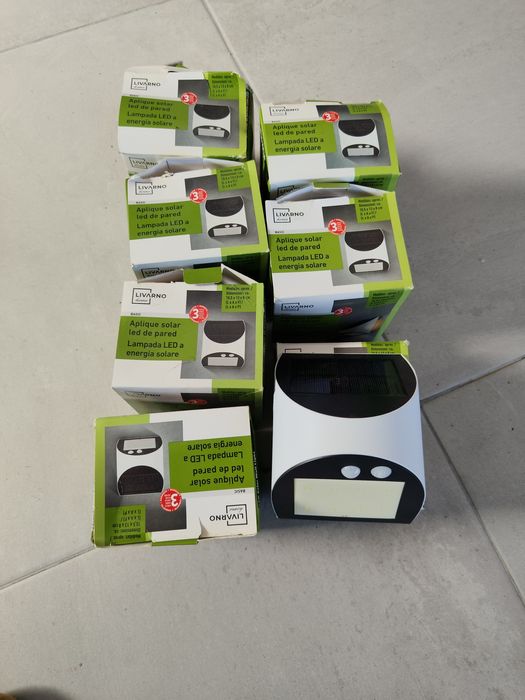 Vendo 7x focos a energia solar