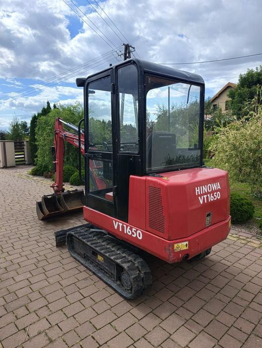 Hinowa vt1650 umowa Perkins rozsuwane gąsienice minikoparka mini koparka