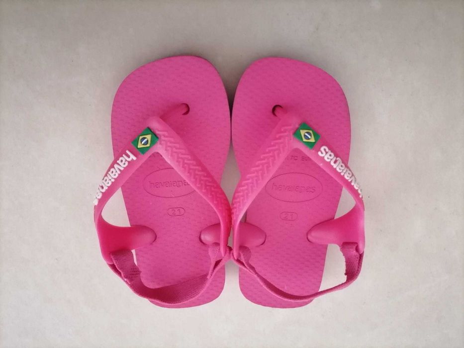 Sandálias de Criança Havaianas (tamanho 21) Novas