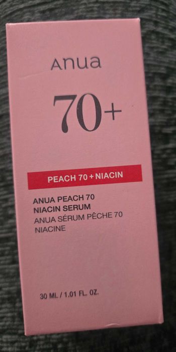 Anua Peach 70%niacin serum rozświetlający