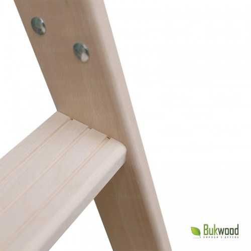 Сходи на горище 120×80 — до 340 см, теплий люк Bukwood / OMAN