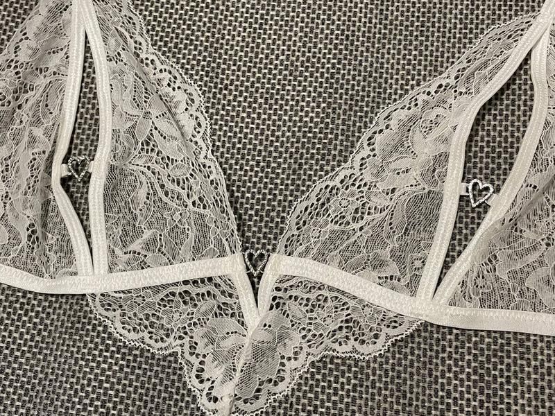 мереживний бюстгальтер білий Ann Summers