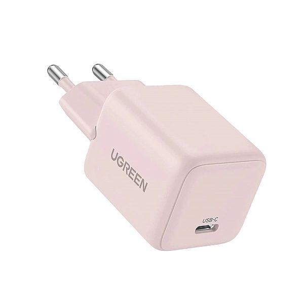 Ładowarka sieciowa Ugreen X512/20W GaN 1x USB-C - różowa