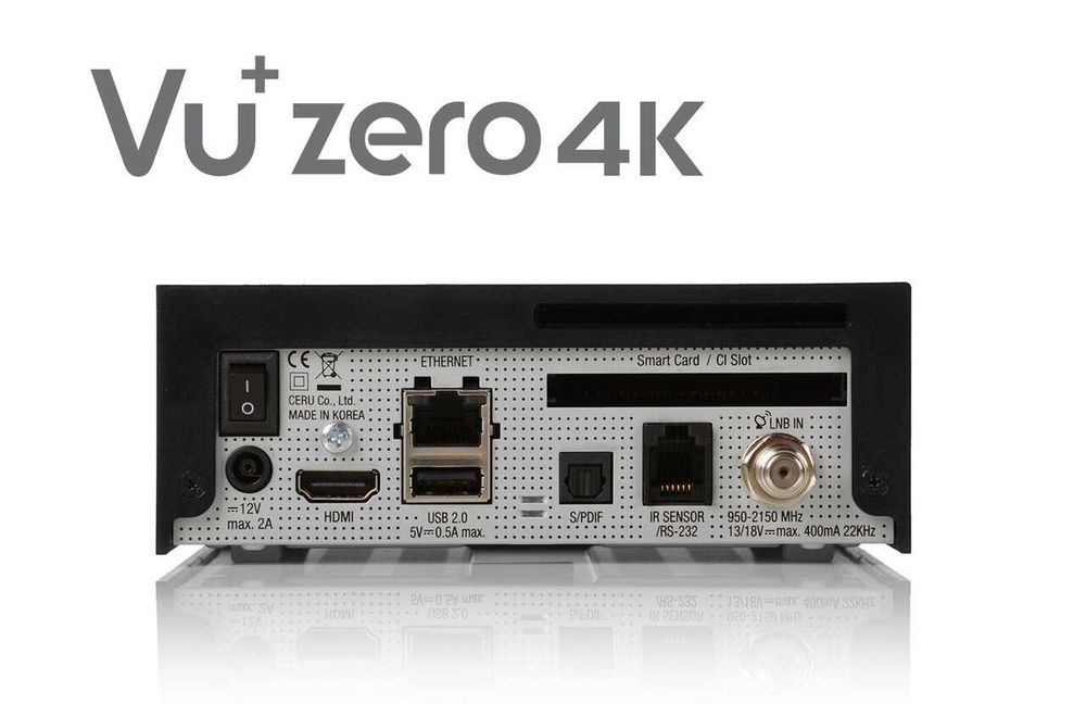 Box Vu+ Zero 4K enigma2 + KIT PVR com disco