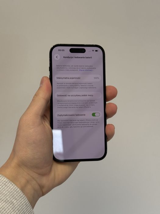 Telefon iPhone 14 Pro 128GB 100% Bateria Apple Czarny
