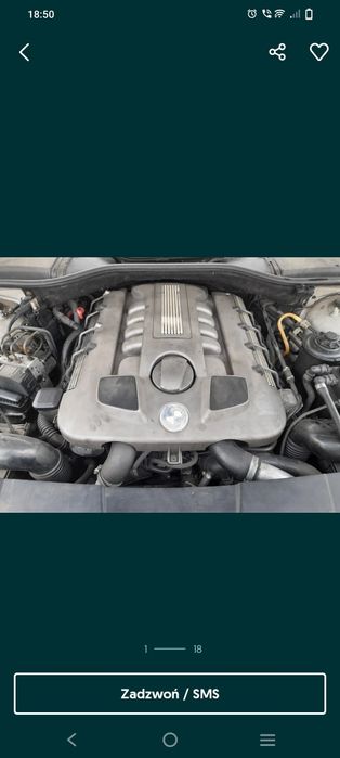 BMW E65 V8 silnik  M67D39 398D1