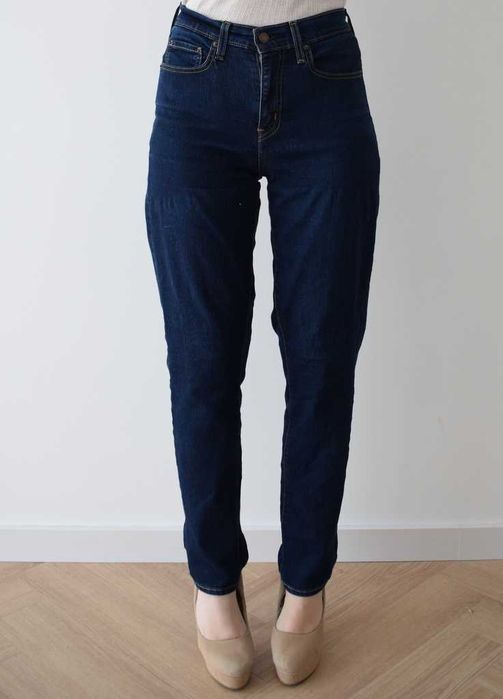 Levi's 724 high rise  w28 l32 m spodnie jeansy proste wysoki stan