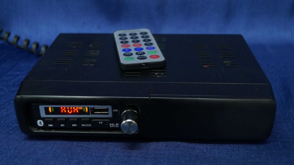 Усилитель звука 2х100w Вт, USB, FM, Блютуз, SD карты, УНЧ