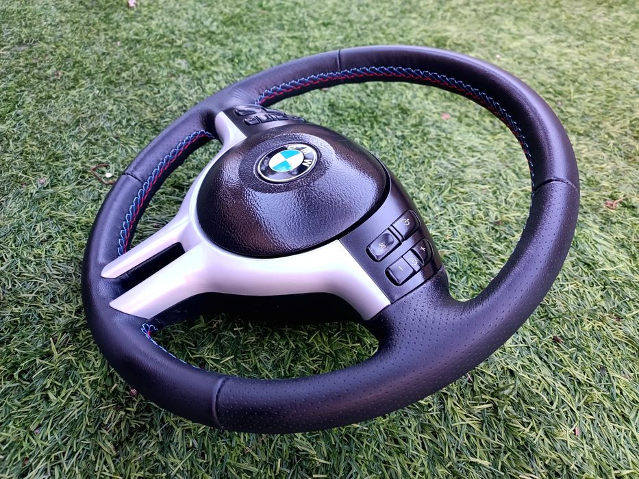 Volante Pack Sport Fase 2 em pele preta bmw  E46