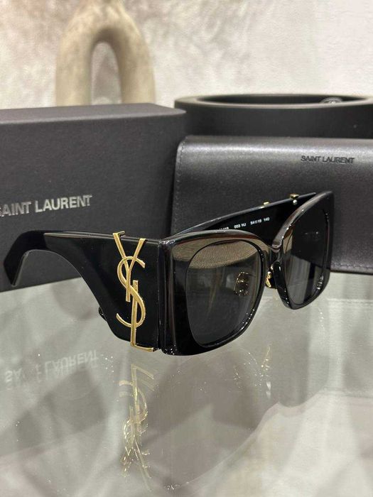 Сонцезахисні окуляри модель YSL SL M119 жіночі чорні оверсайз
