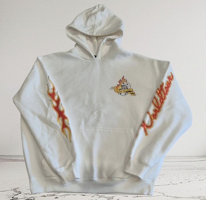 Sweat Capuz Branca Reckless Tam S