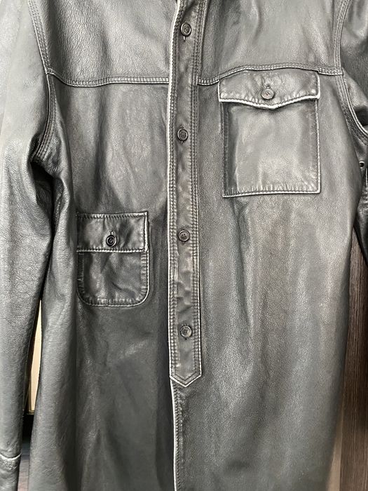 Шкіряна куртка- піджак, чоловіча