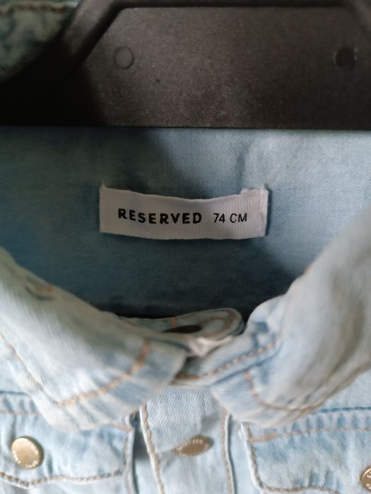 Koszula jeansowa r.74 Reserved stan bardzo dobry