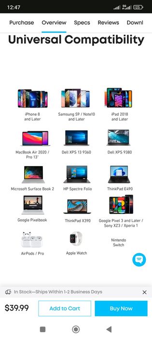 Carregador Anker Nano II de 65 W (Novo)