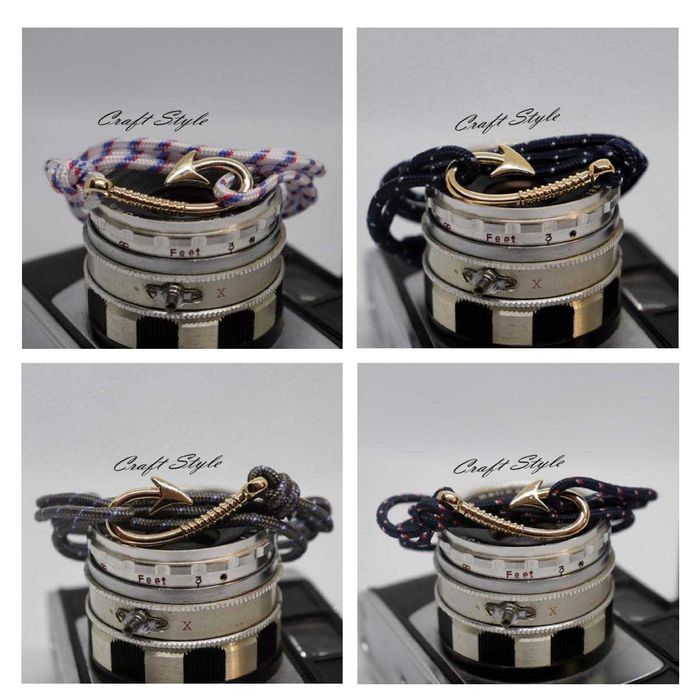Pulseira de Marinheiro/Anzol Masculina/Homem Nº2 (4 Modelos) | NOVAS