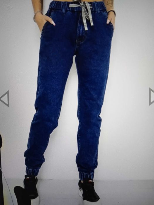 Джинсы джоггеры как новые