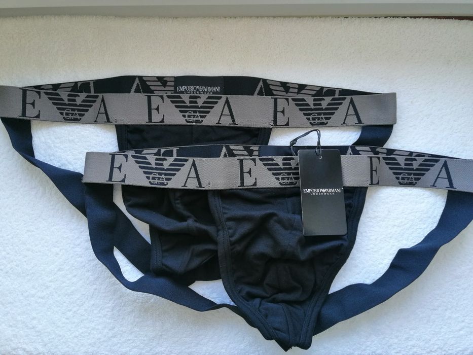 Jockstrap Emporio Armani pas 42 cm 2 sztuki NOWE w kartoniku