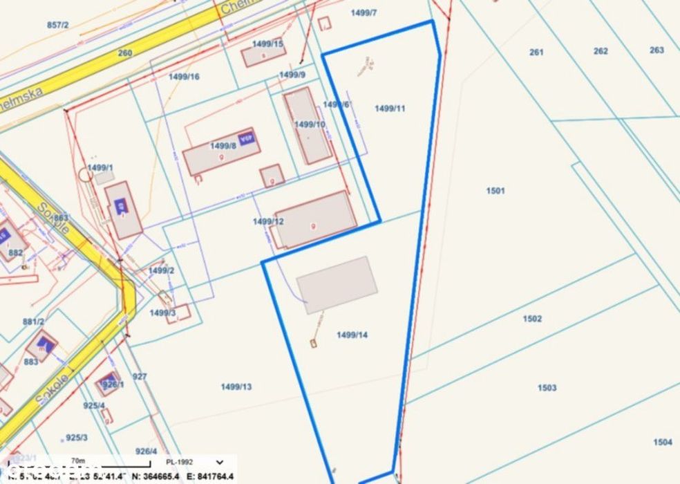 Działka przemysłowa 1,04 ha | MPZP | Dubienka
