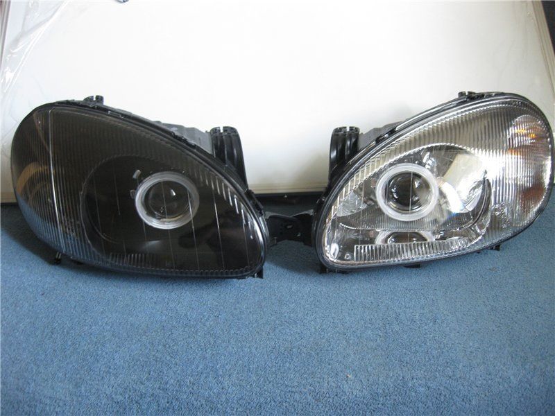 Новые фары Ланос Сенс с би линзами